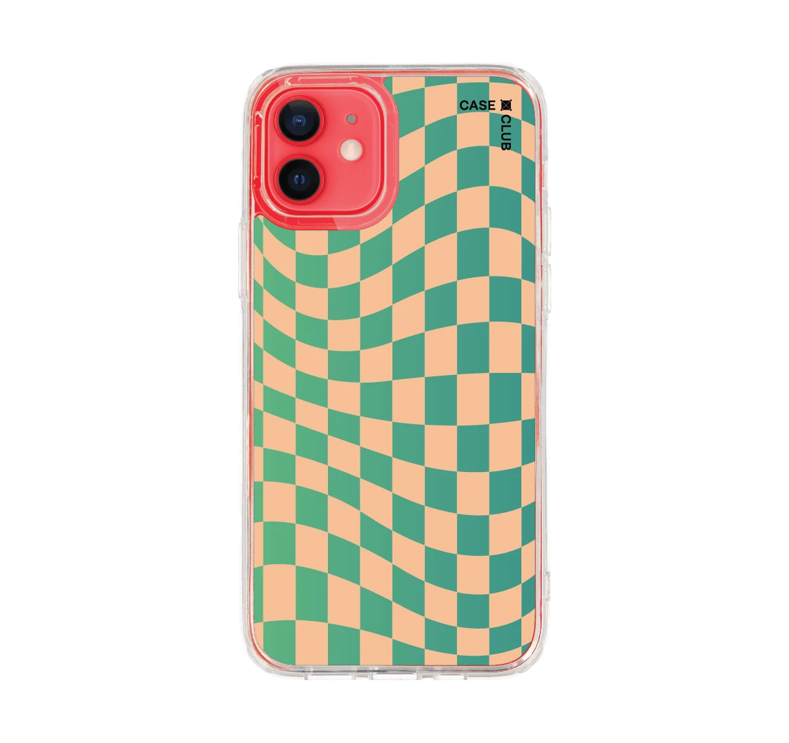 green gradient grid